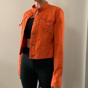 Calvin Klein Orange Utility Jacket